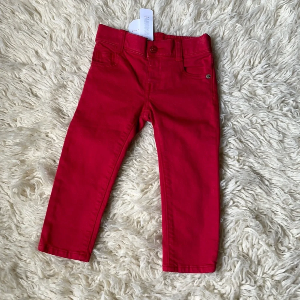 NWT Red Skinny Jeans Sz 2T